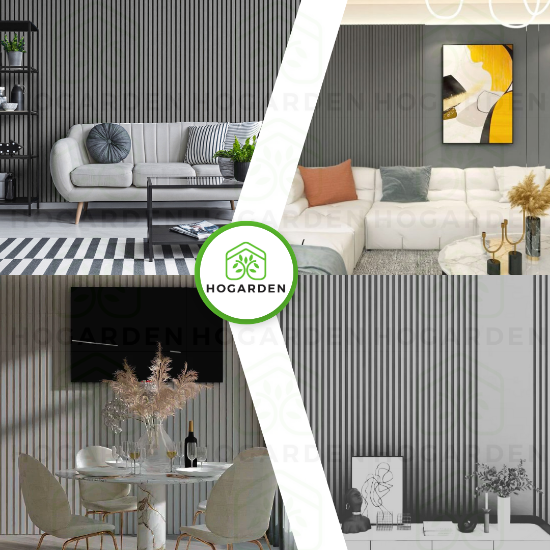 Panel Decorativo WPC Gris 2.9 m x 16 cm 10 Pzs