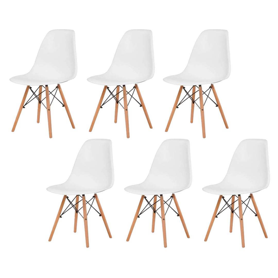 Silla Eames Minimalista Blanca