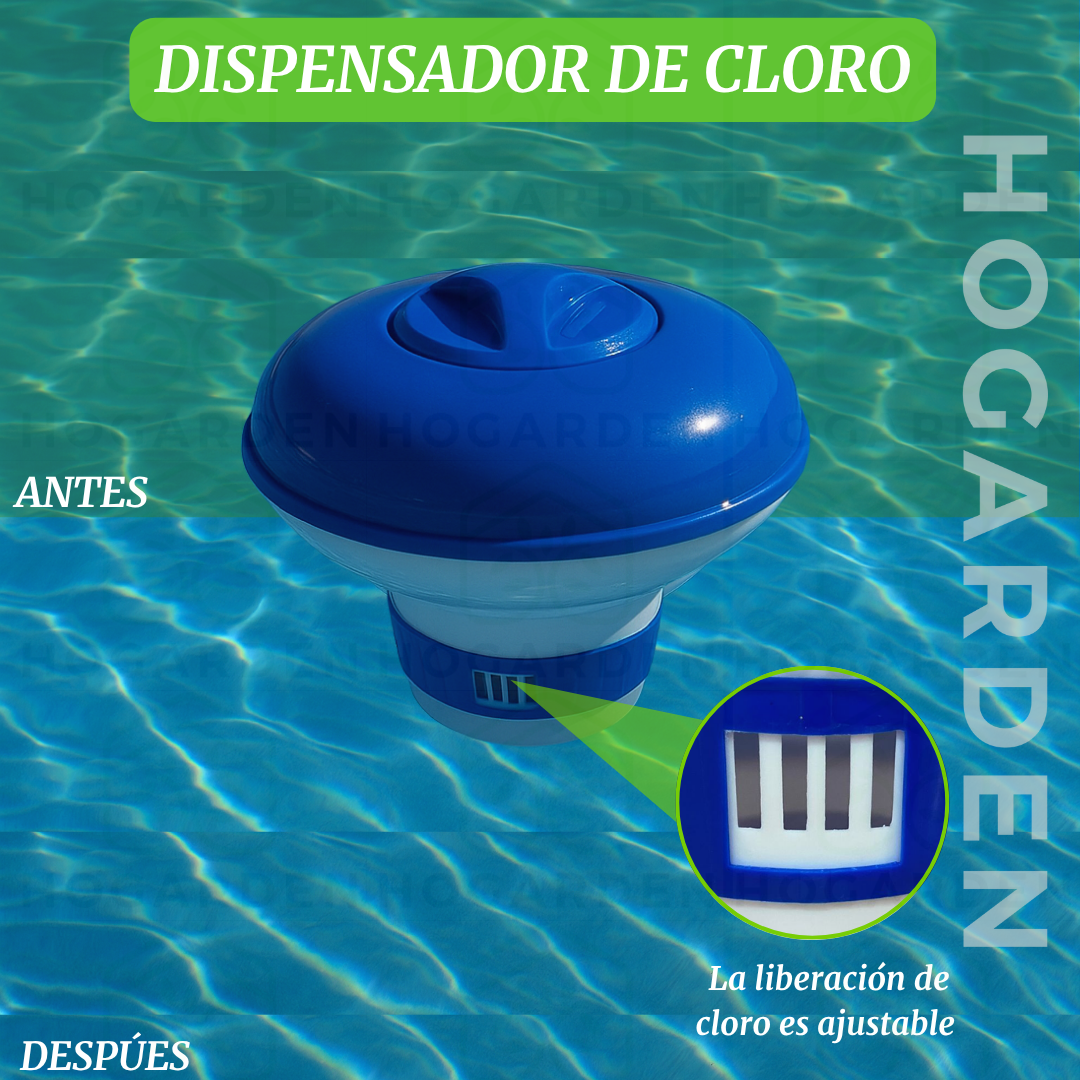 Dispensador de Cloro Flotante Para Alberca
