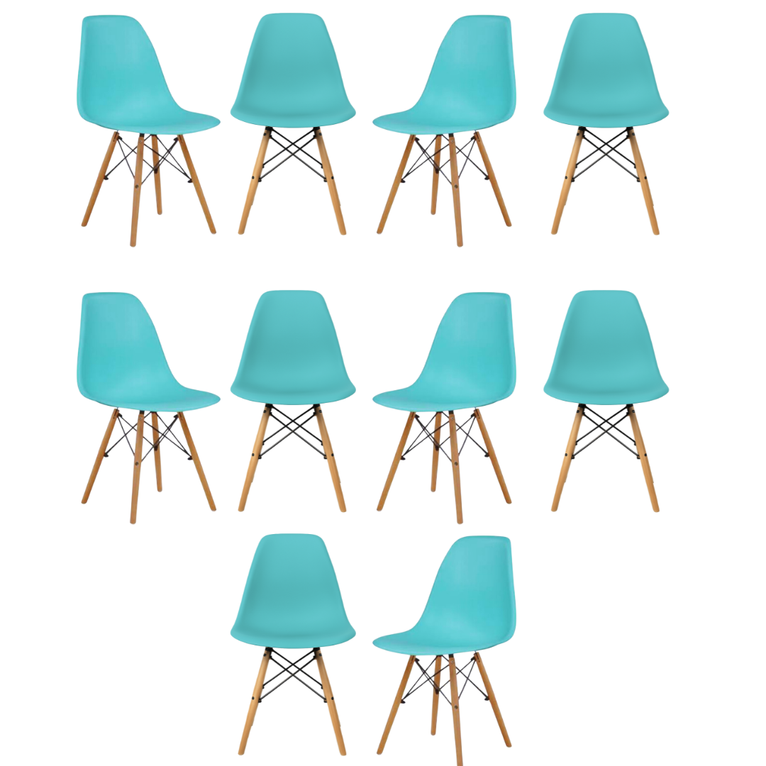 Silla Eames Minimalista Turquesa