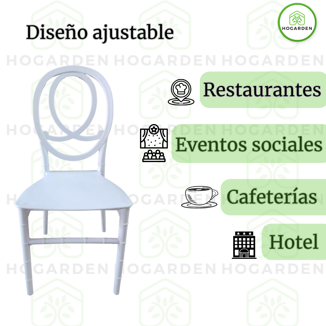 Silla Phoenix Blanco Para Eventos