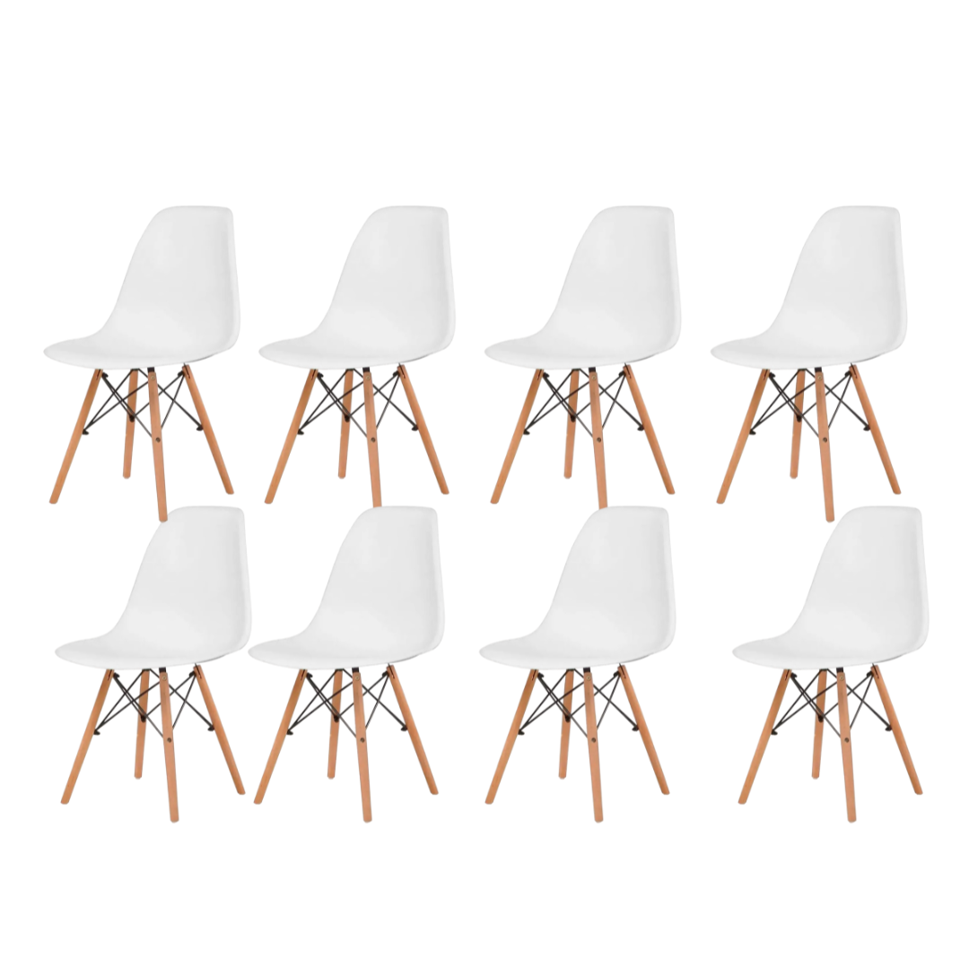 Silla Eames Minimalista Blanca