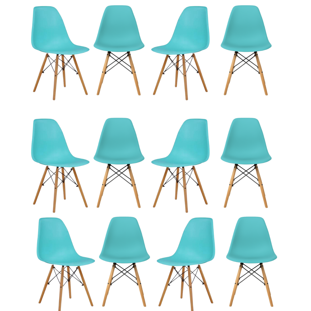 Silla Eames Minimalista Turquesa