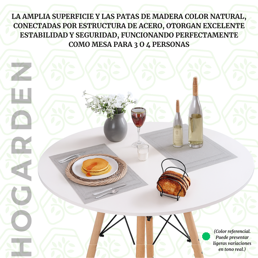 Mesa Eames Blanca Redonda