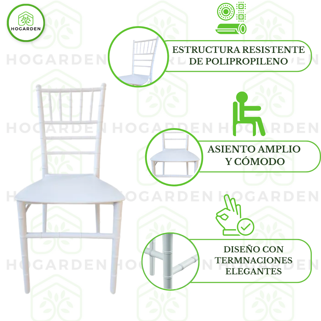 Silla Tiffany Blanca Para Eventos
