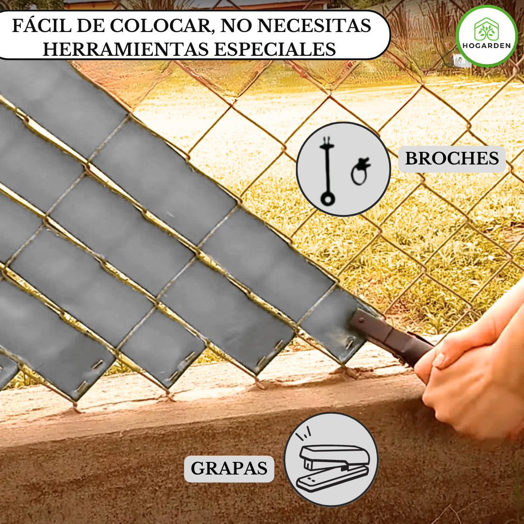 Cinta Rompeviento Plata Para Malla Ciclónica 10m2