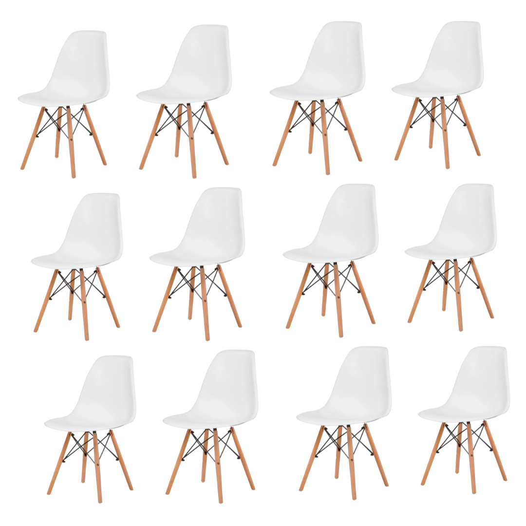 Silla Eames Minimalista Blanca