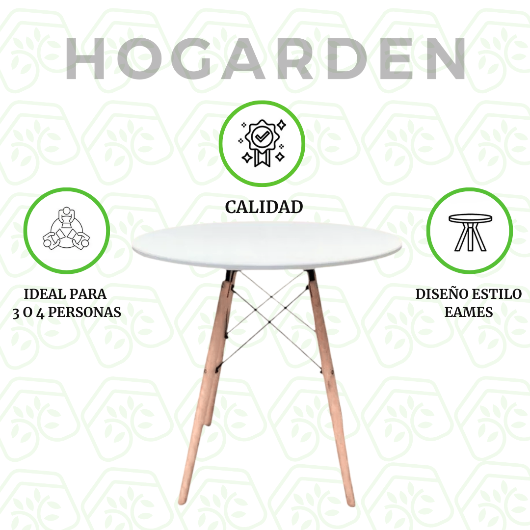 Mesa Eames Blanca Redonda