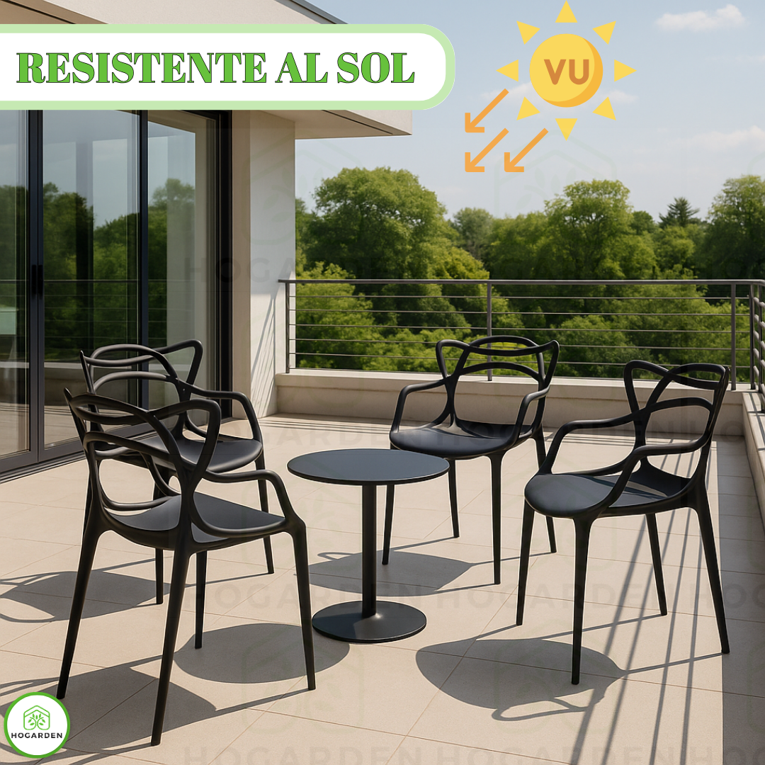 Silla Gato Master Negro Para Eventos