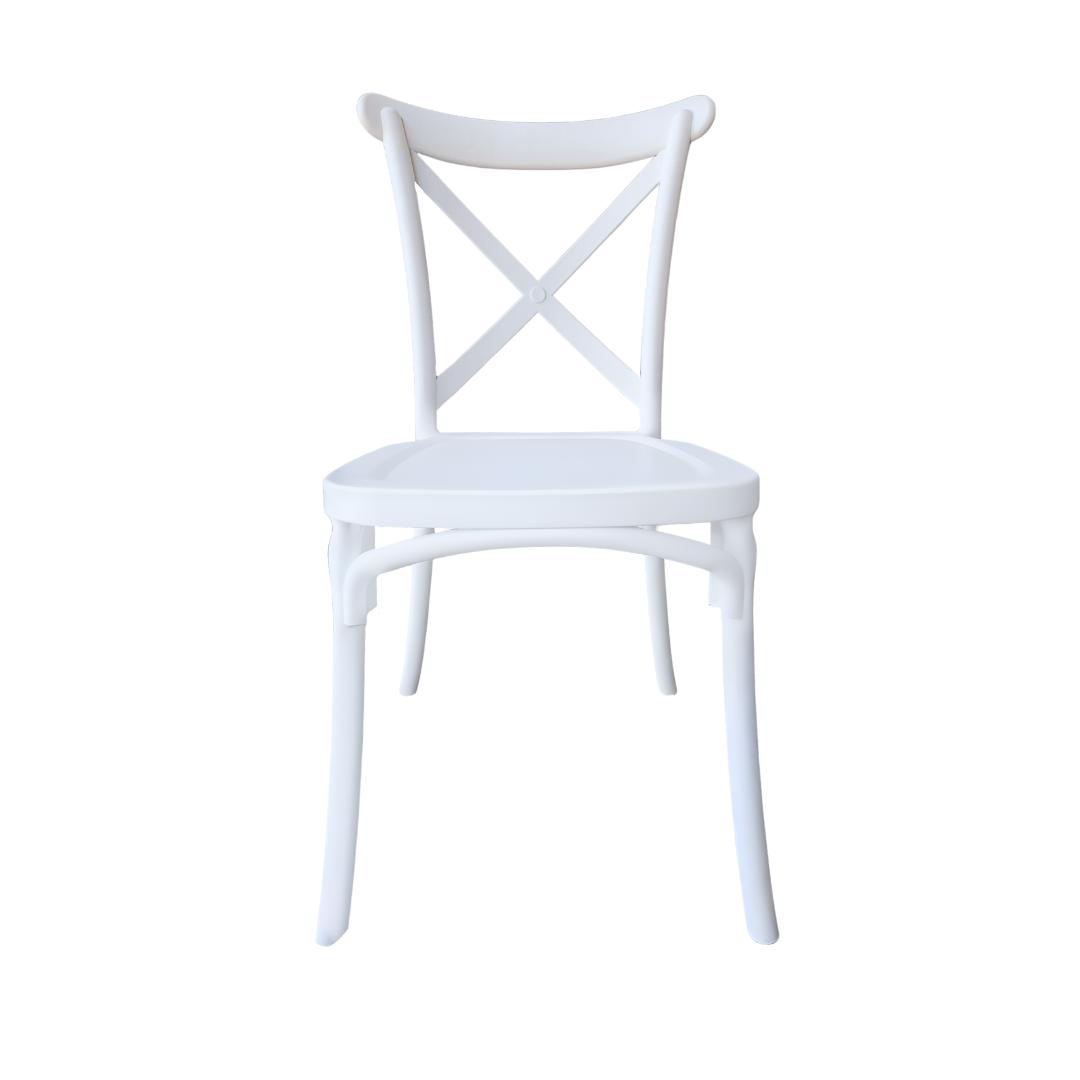Silla Crossback Blanco Para Eventos