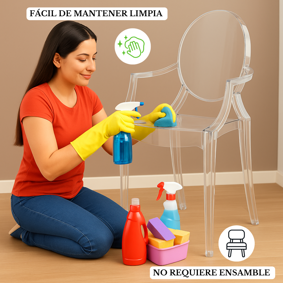 Silla Ghost Transparente Para Eventos