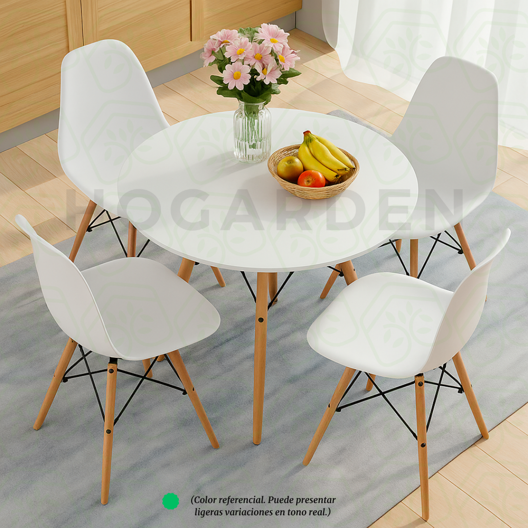 Mesa Eames Blanca Redonda