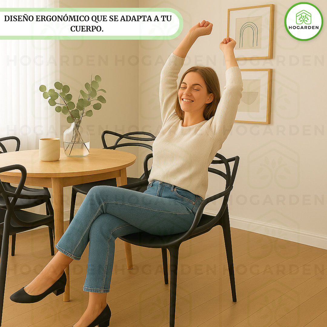 Silla Gato Master Negro Para Eventos