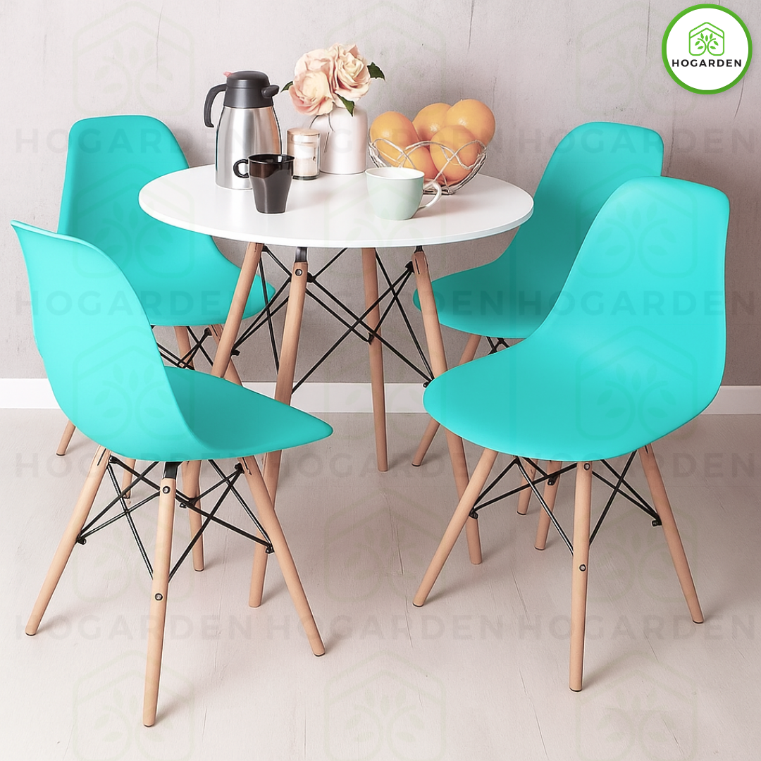 Silla Eames Minimalista Turquesa
