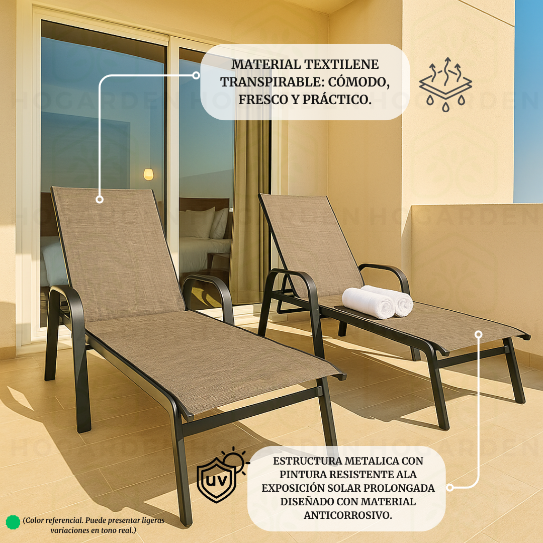 Camastro Metálico Jaspeado