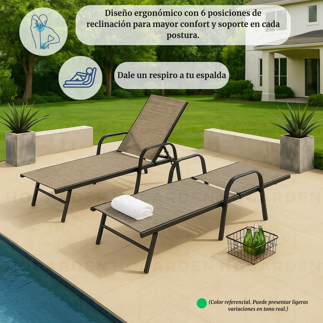 Camastro Metálico Jaspeado