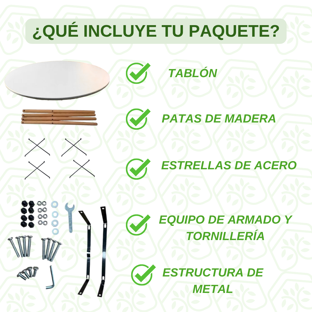 Mesa Eames Blanca Redonda