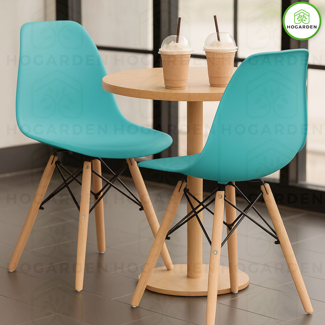 Silla Eames Minimalista Turquesa