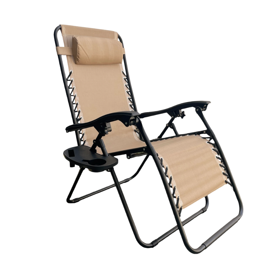 Silla Camastro Gravedad Cero Beige