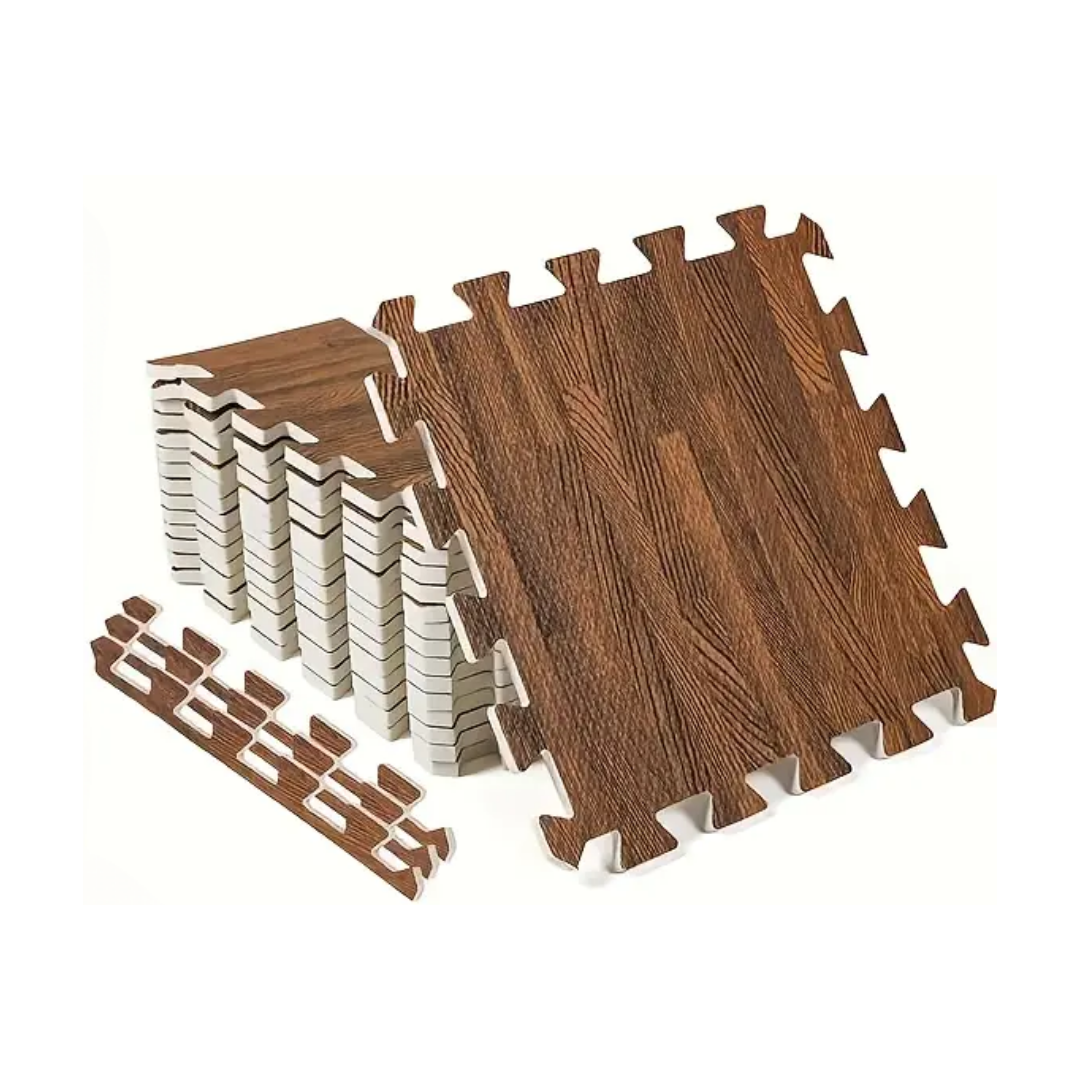 Piso Eva Tipo Madera Chocolate 1.0cm