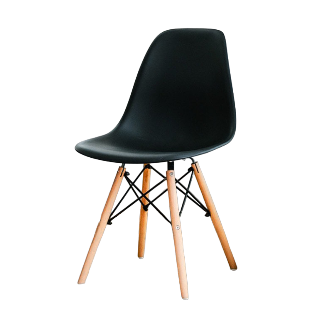 Silla Eames Minimalista Negro