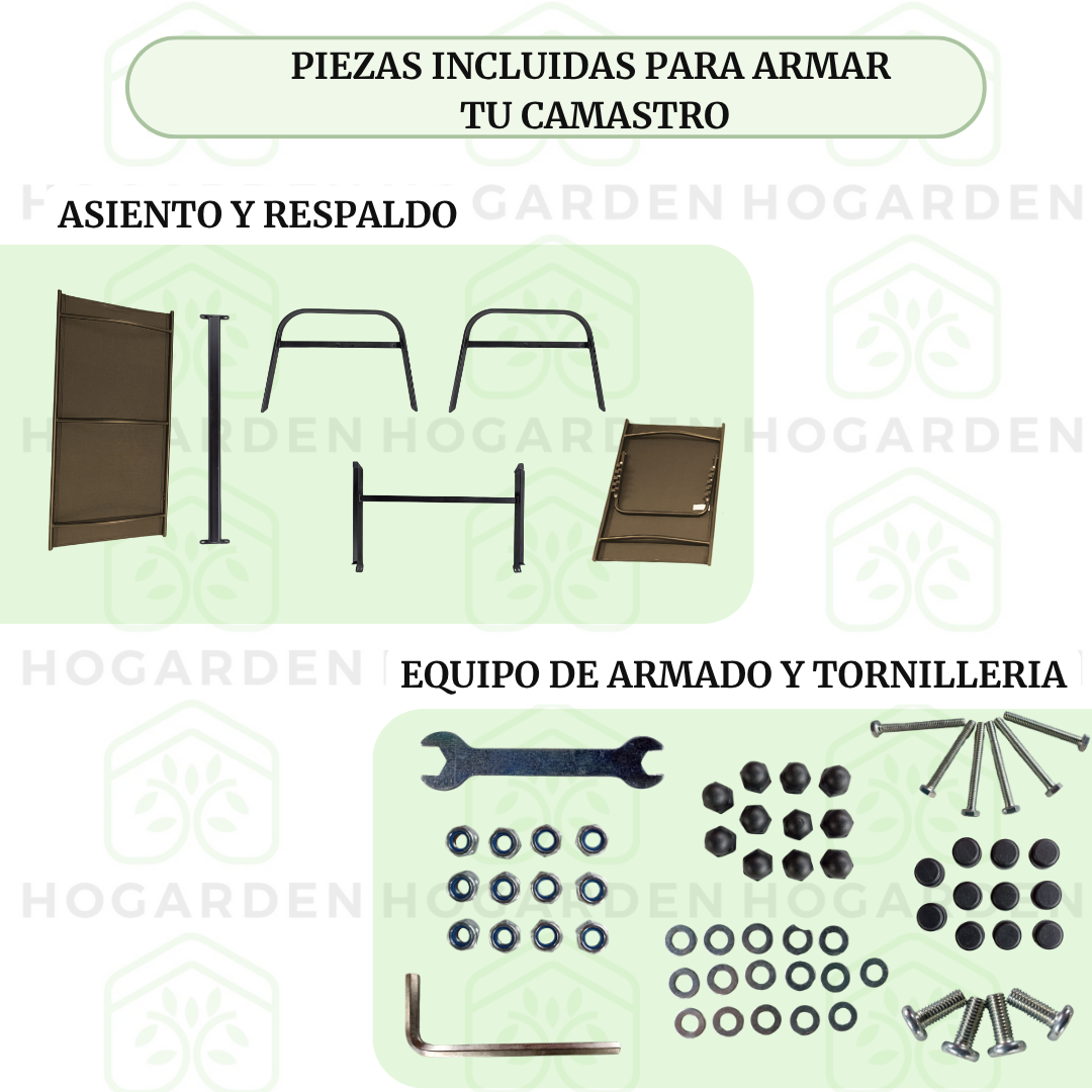 Camastro Metálico Negro