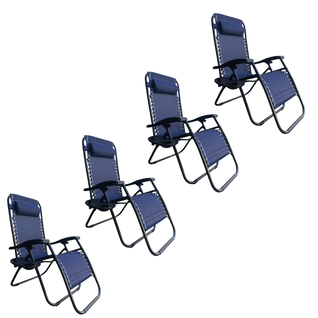 Silla Camastro Gravedad Cero Azul