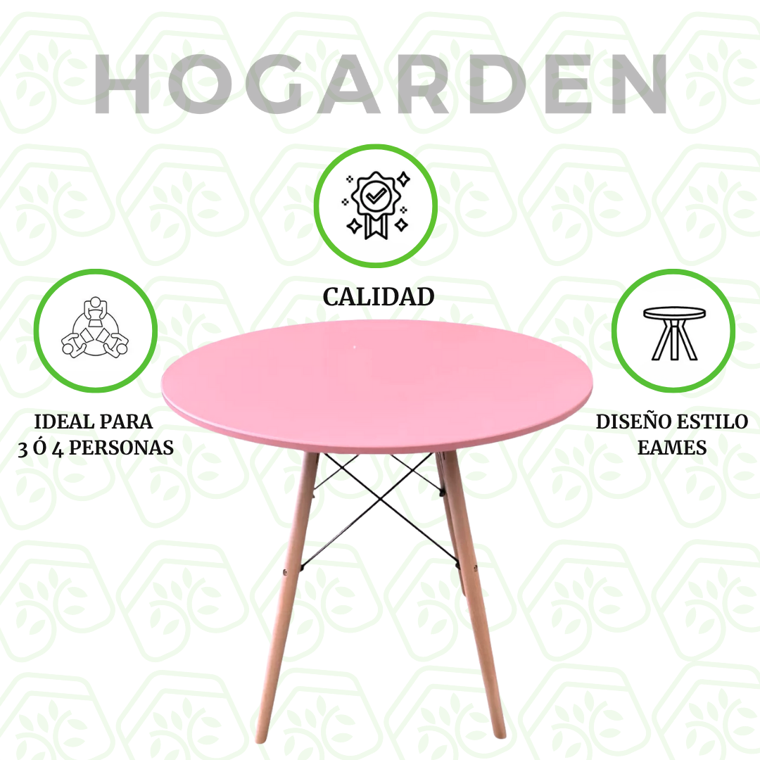 Mesa Eames Rosa Redonda