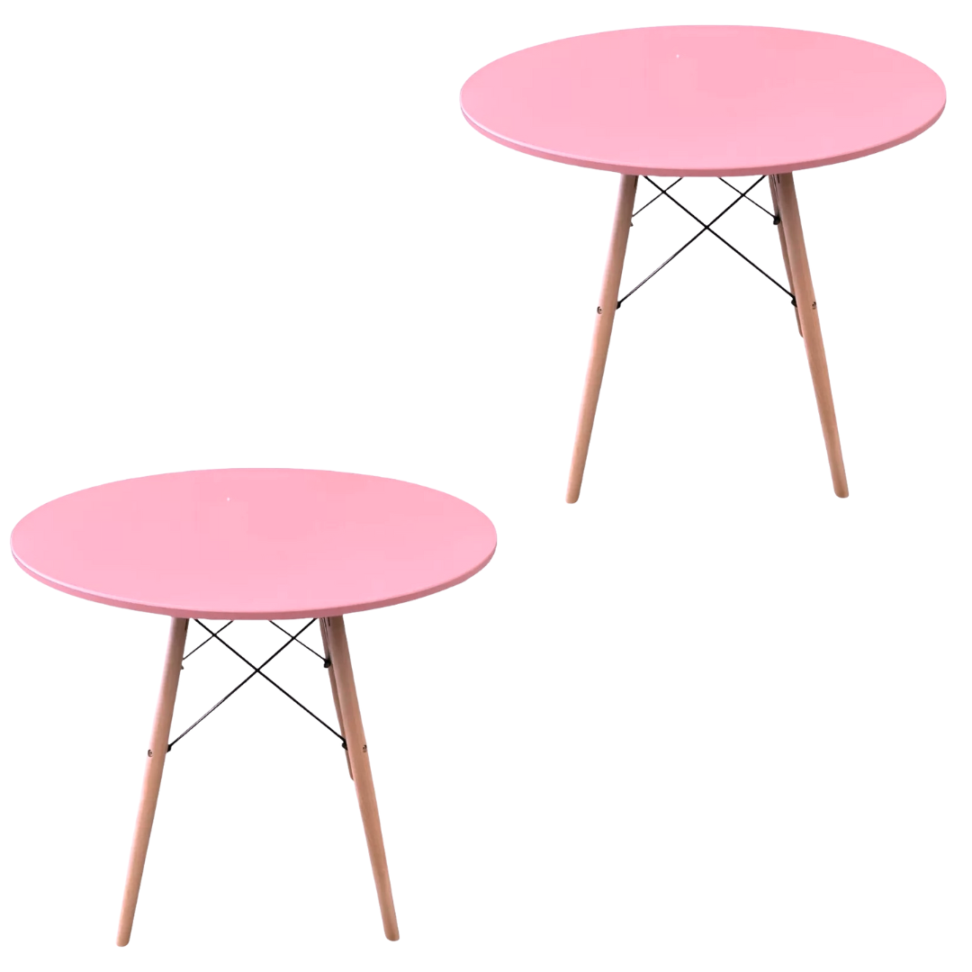Mesa Eames Rosa Redonda