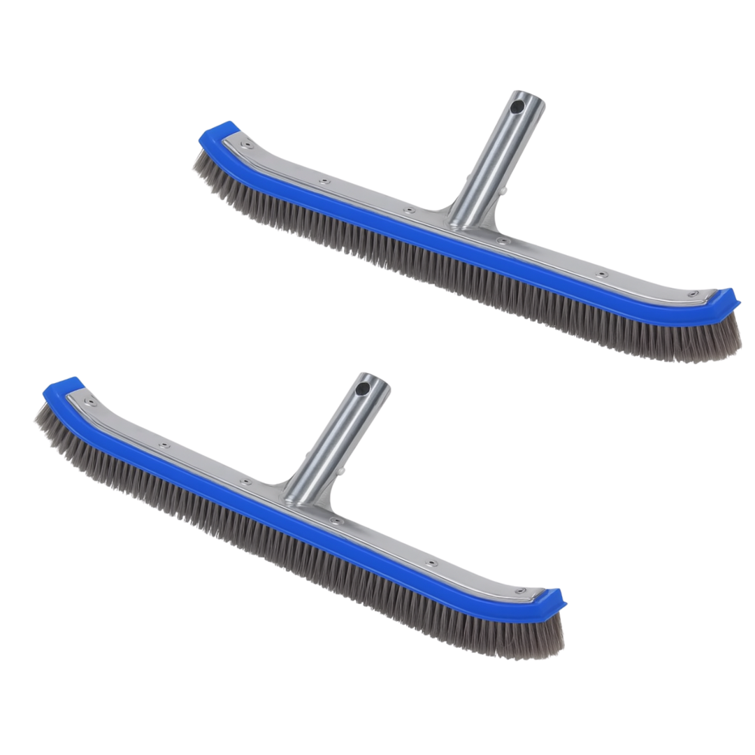 Cepillo Limpiador de Alberca 45 cm Cerdas Acero
