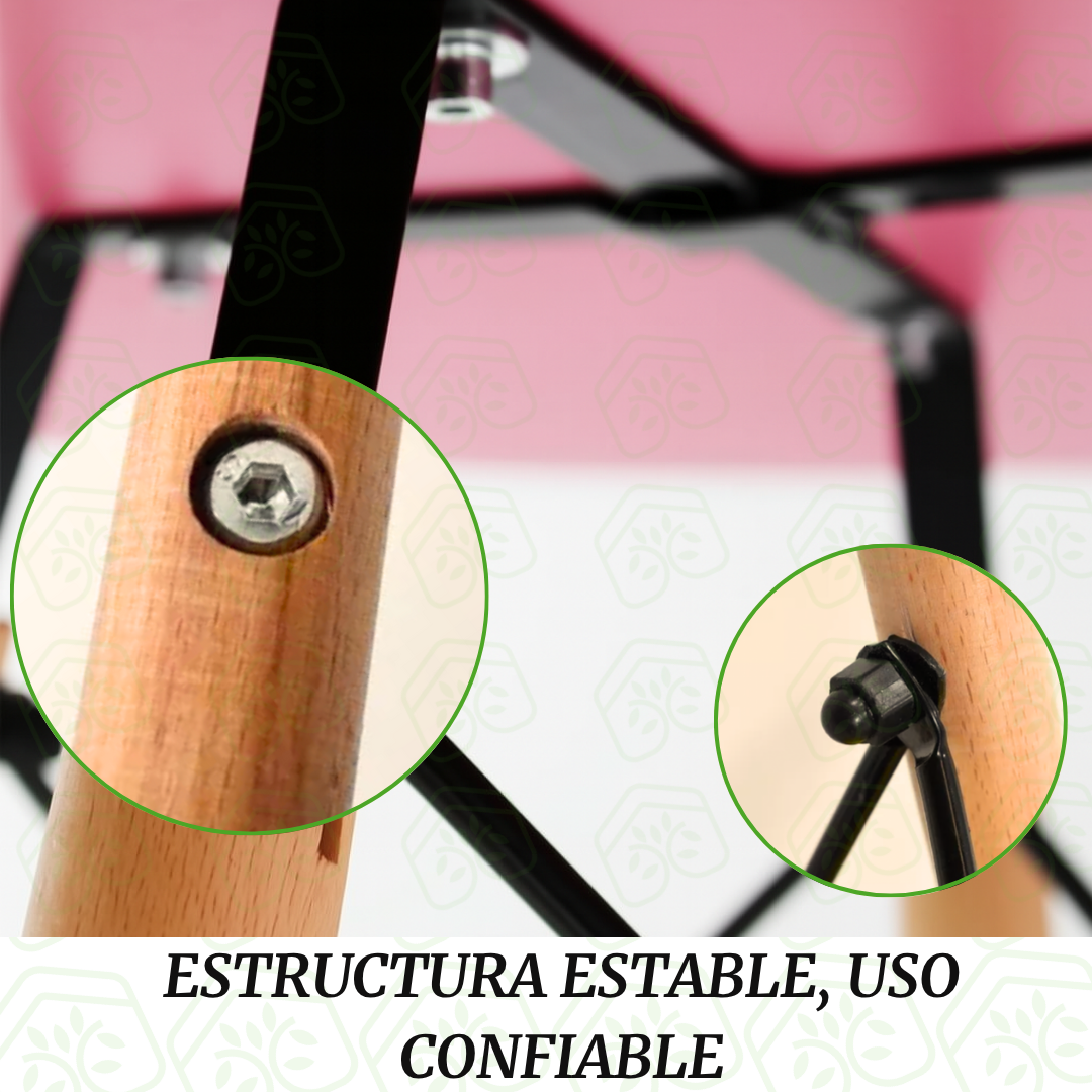 Mesa Eames Rosa Redonda