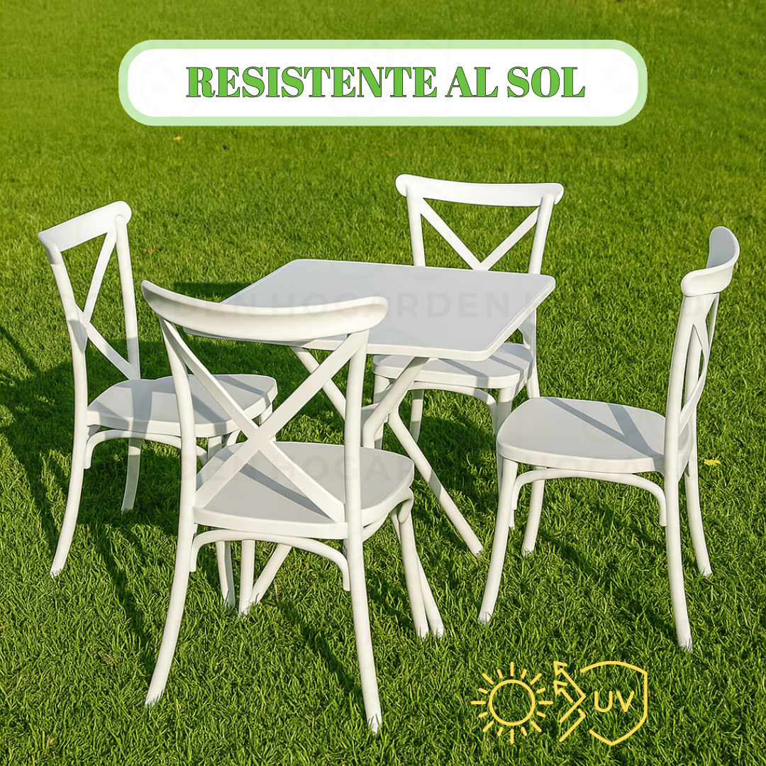 Silla Crossback Blanco Para Eventos