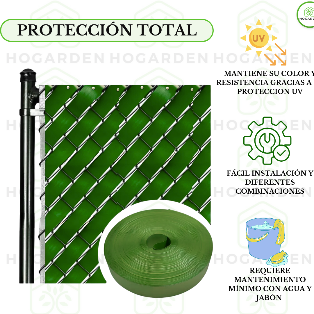 Cinta Rompeviento Verde Para Malla Ciclónica 10m2
