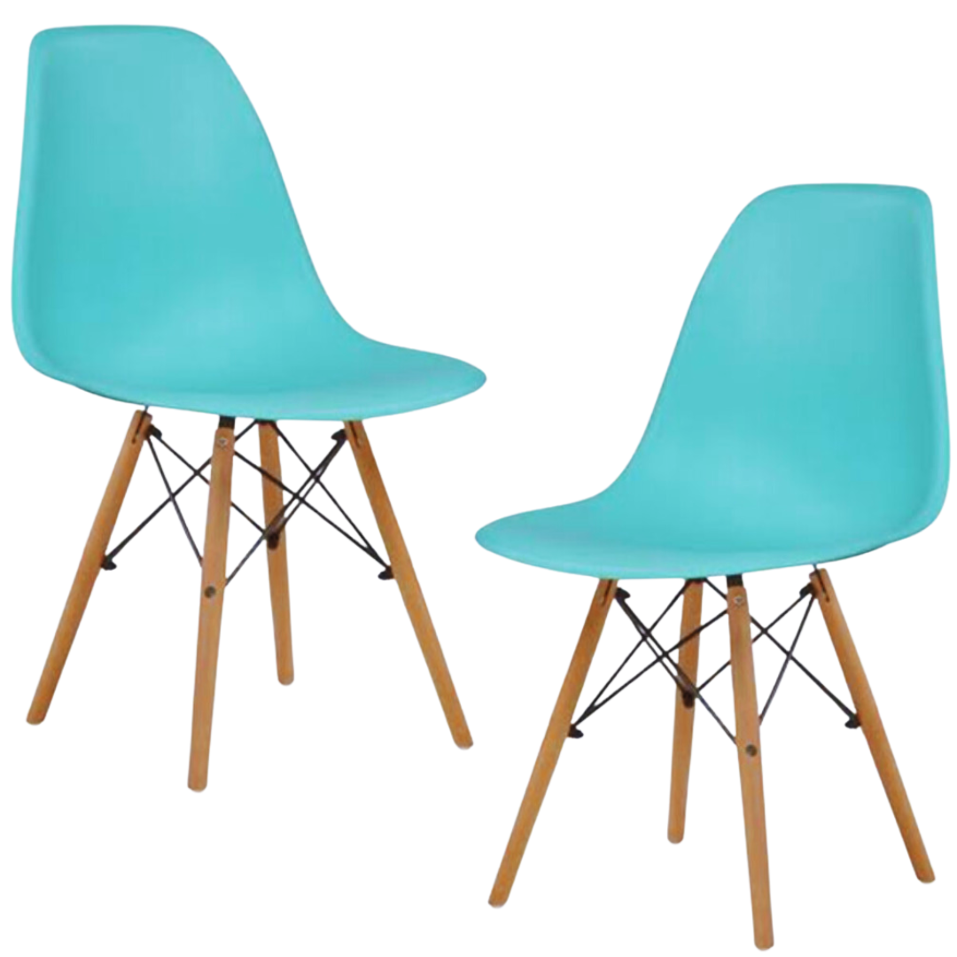 Silla Eames Minimalista Turquesa