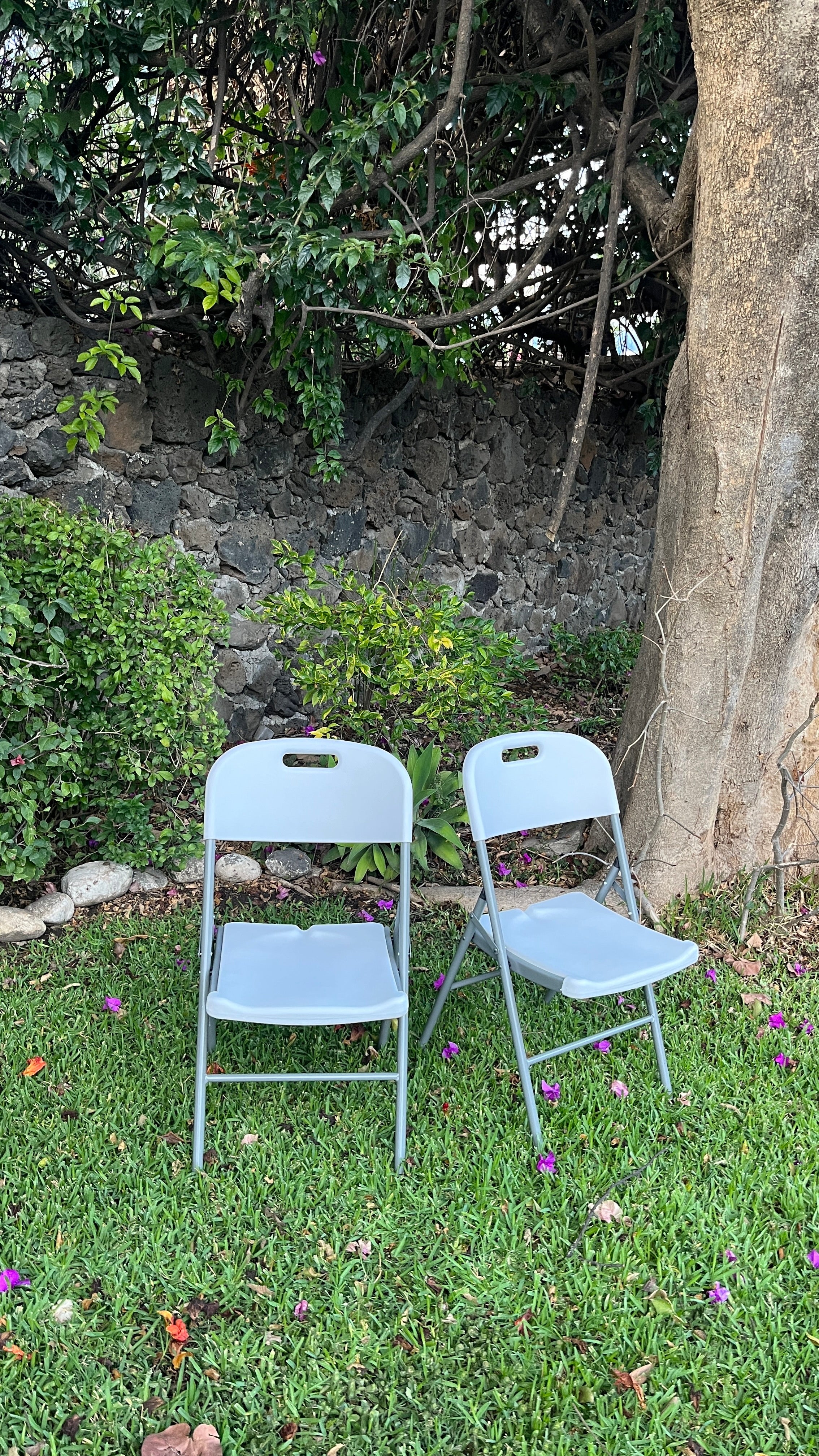 Silla Plegable Blanca