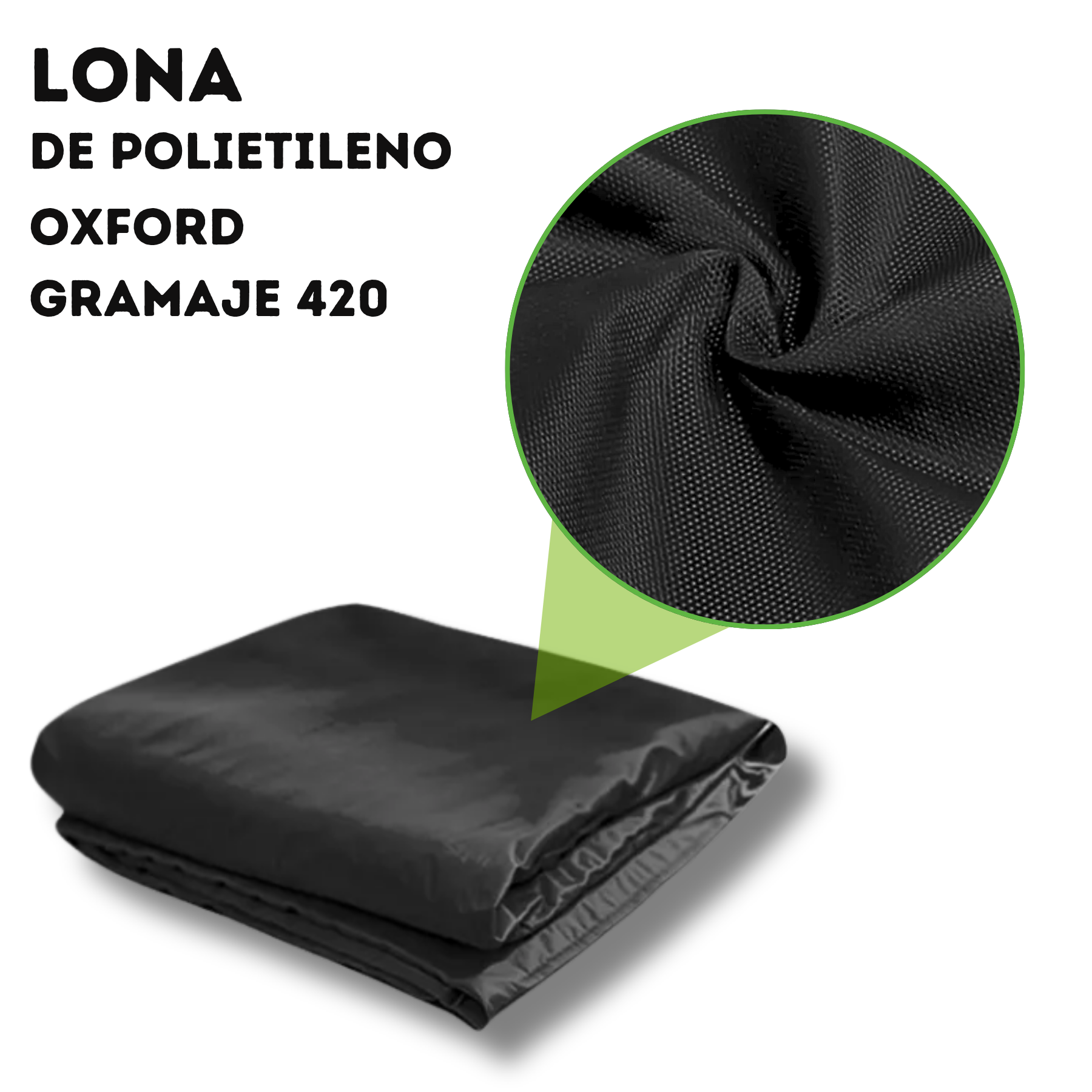 Repuesto De Toldo Negro 3x3 M