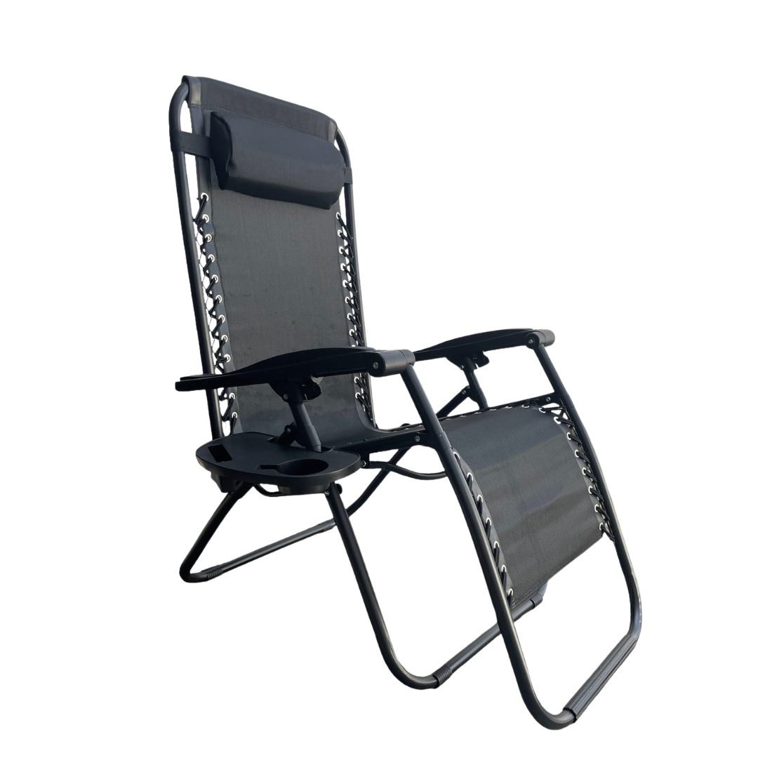 Silla Camastro Gravedad Cero Negro