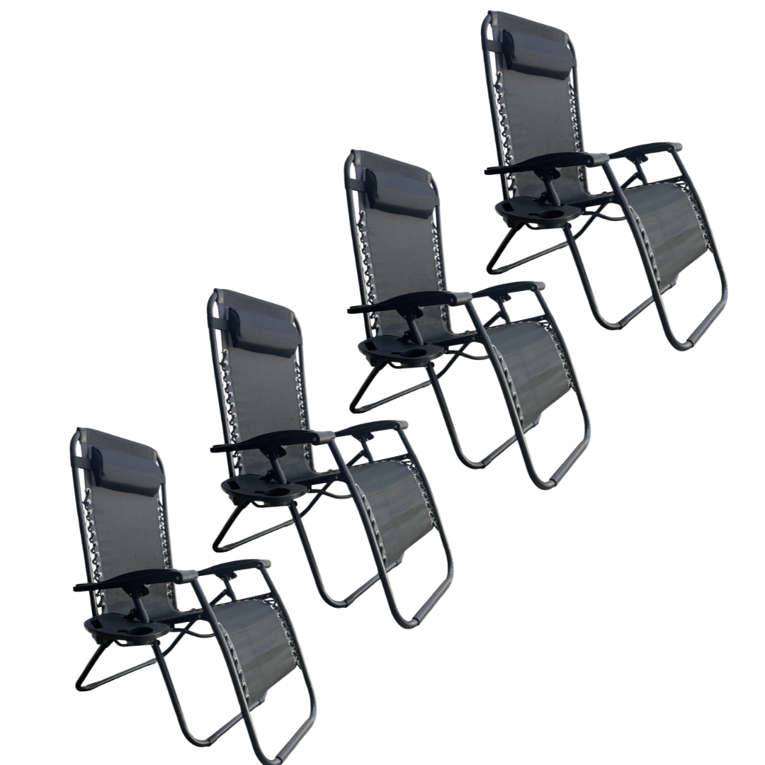 Silla Camastro Gravedad Cero Negro