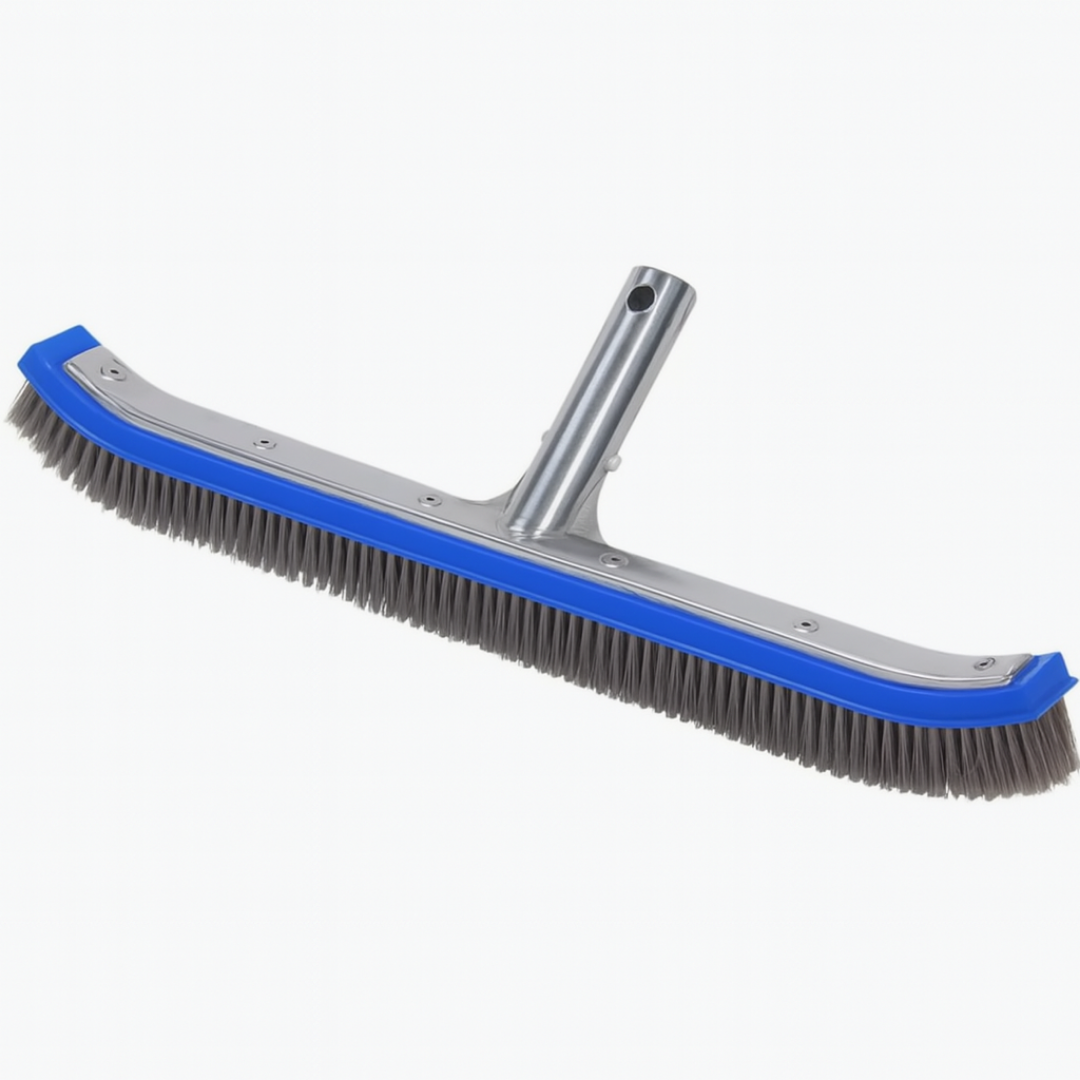 Cepillo Limpiador de Alberca 45 cm Cerdas Acero