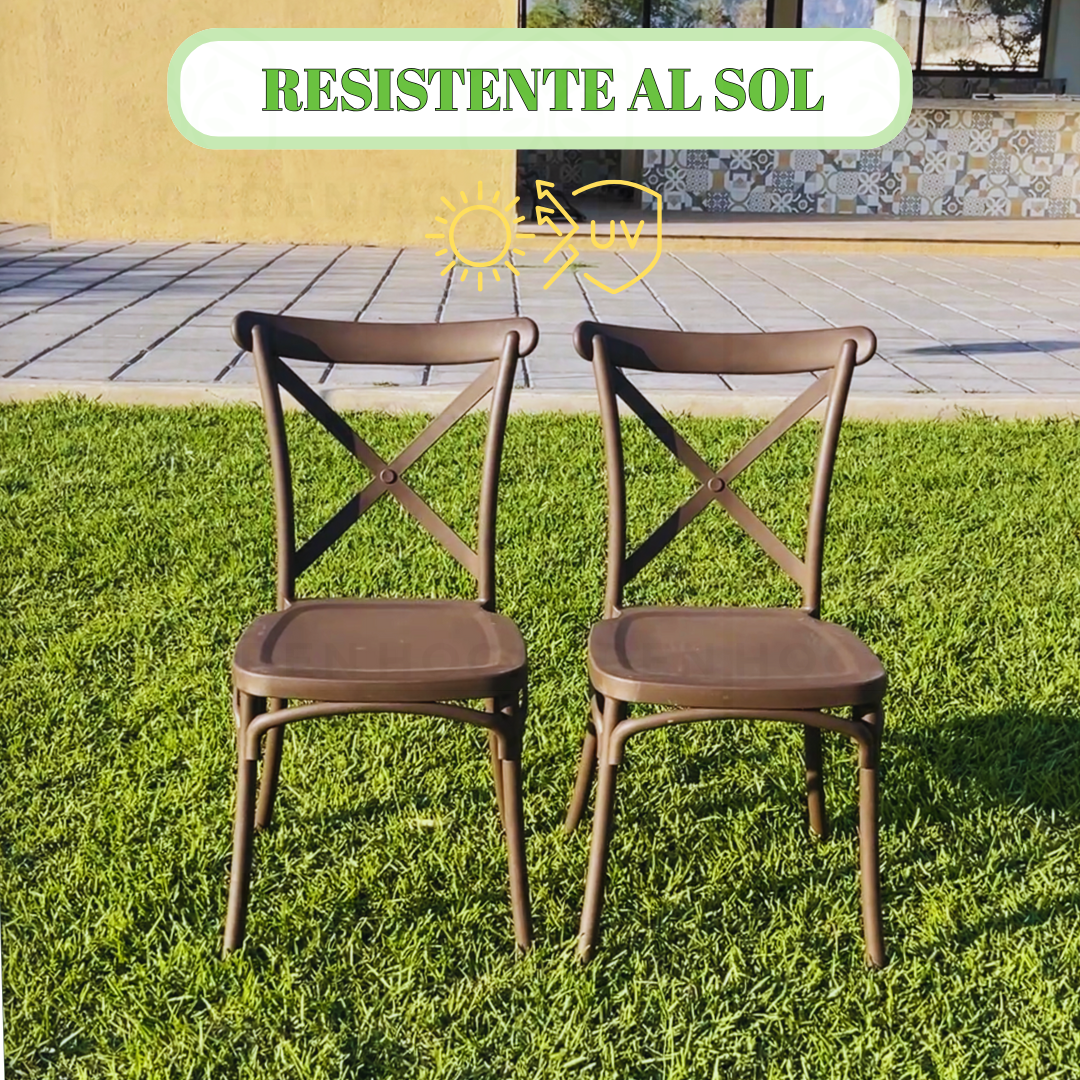 Silla Crossback Café Para Eventos