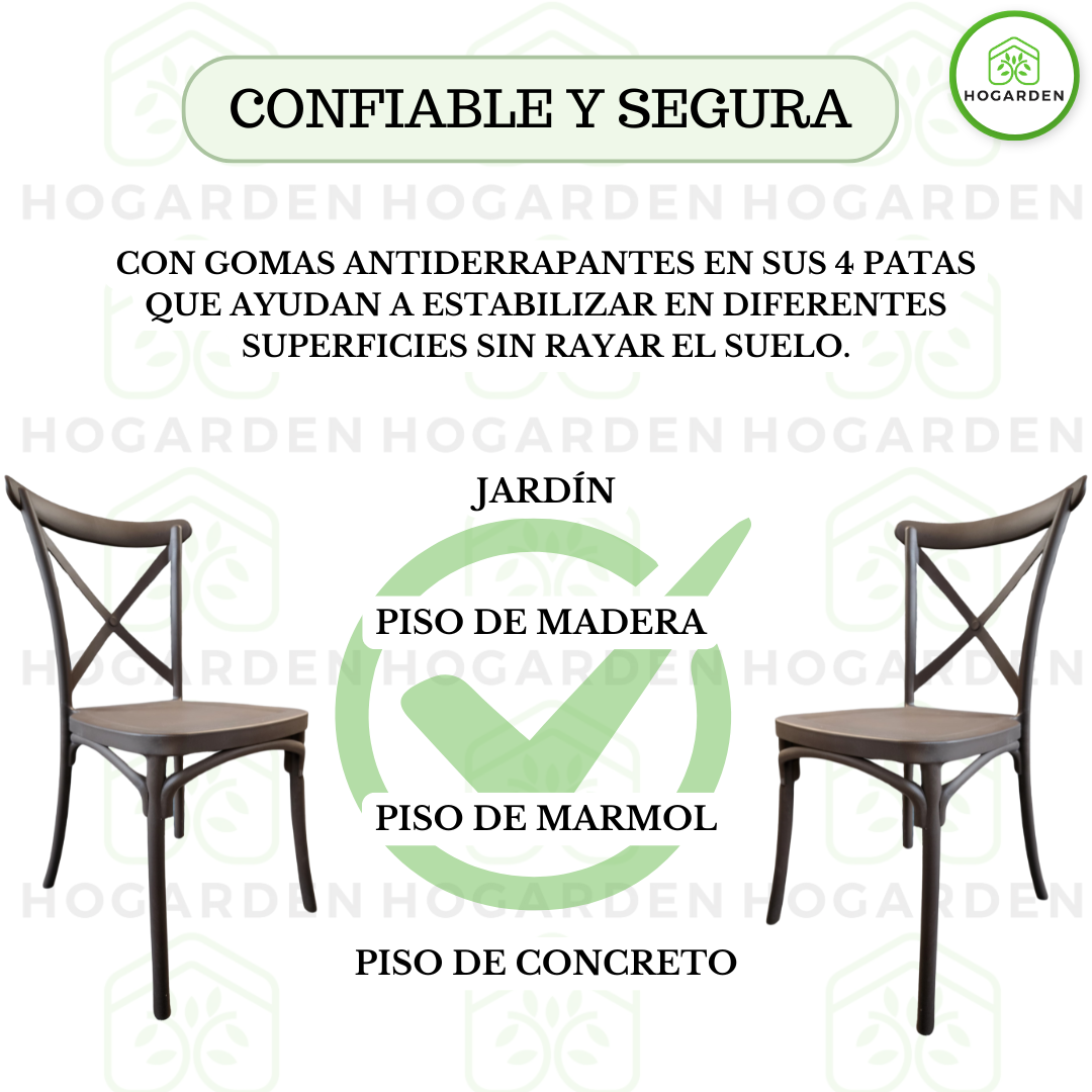 Silla Crossback Café Para Eventos