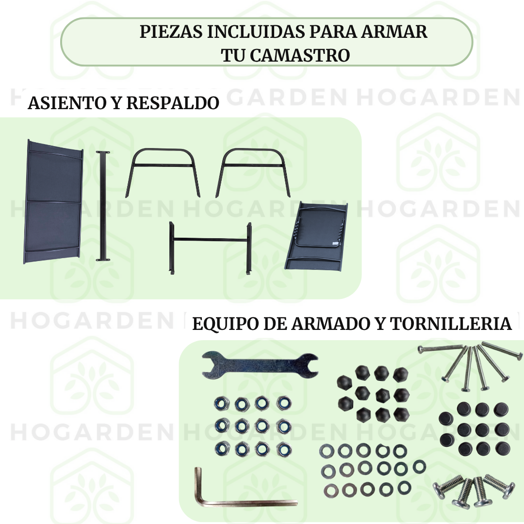 Camastro Metálico Gris