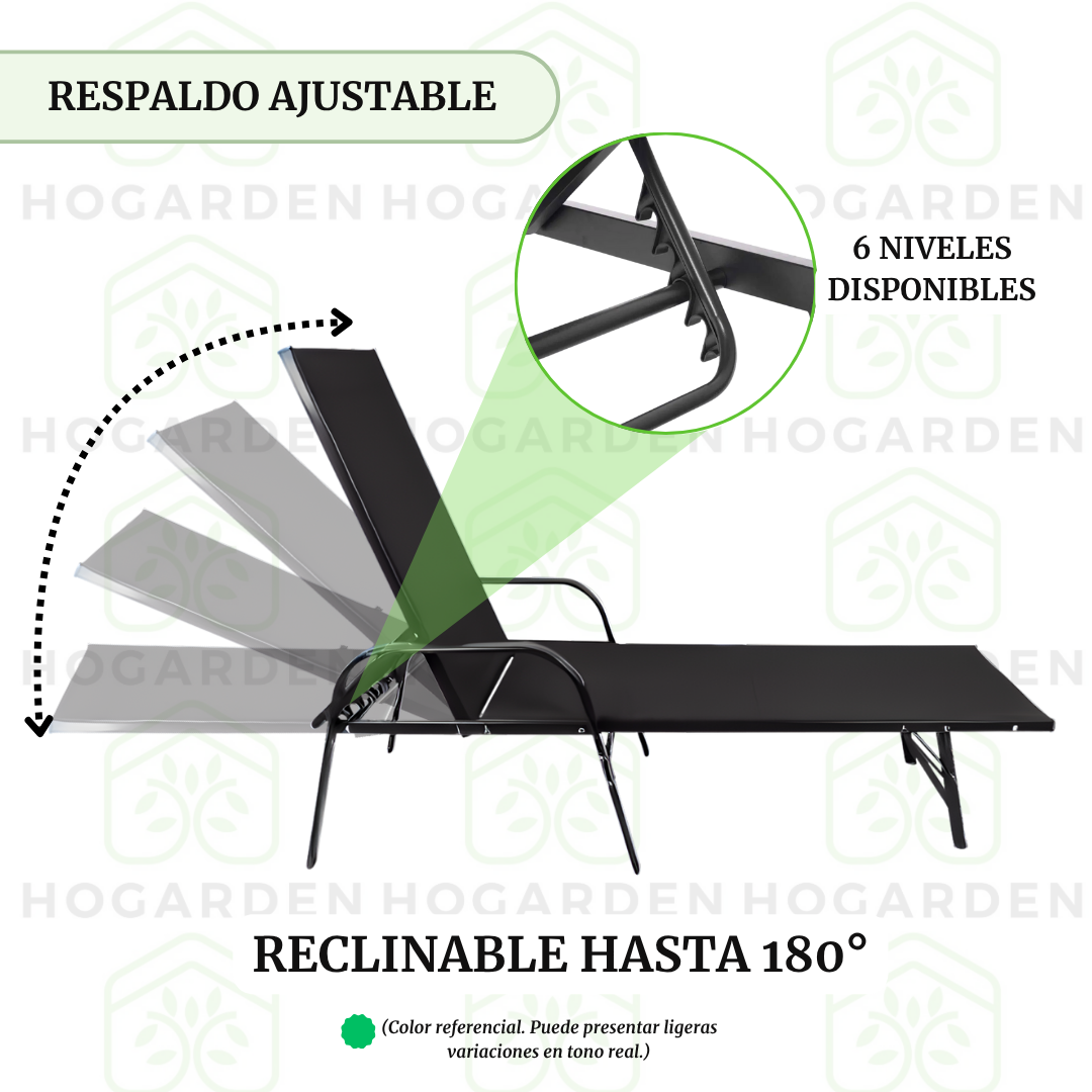 Camastro Metálico Negro