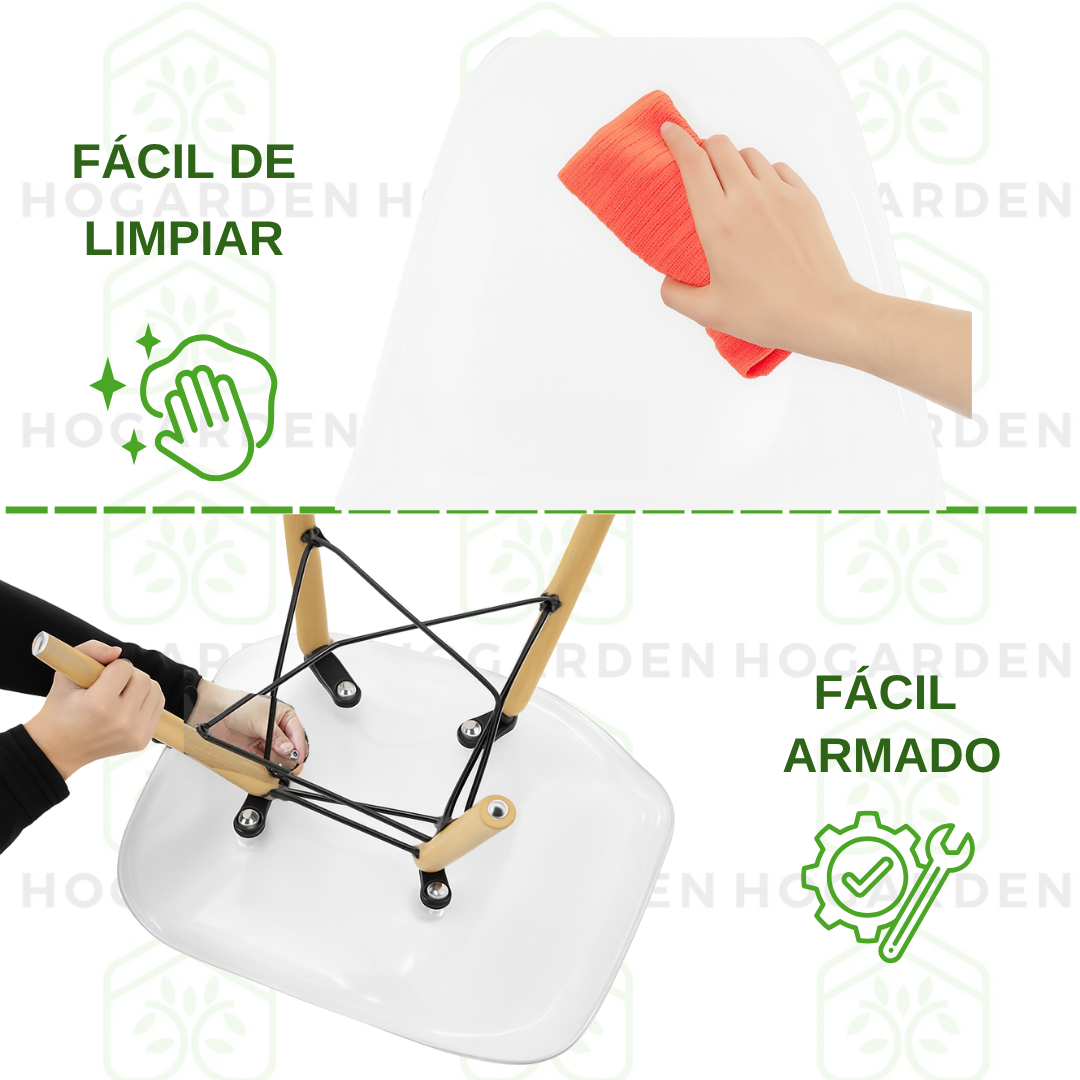 Silla Eames Transparente