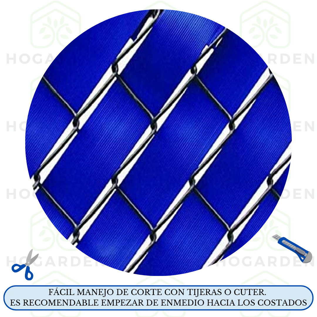 Cinta Rompeviento Azul Para Malla Ciclónica 10m2