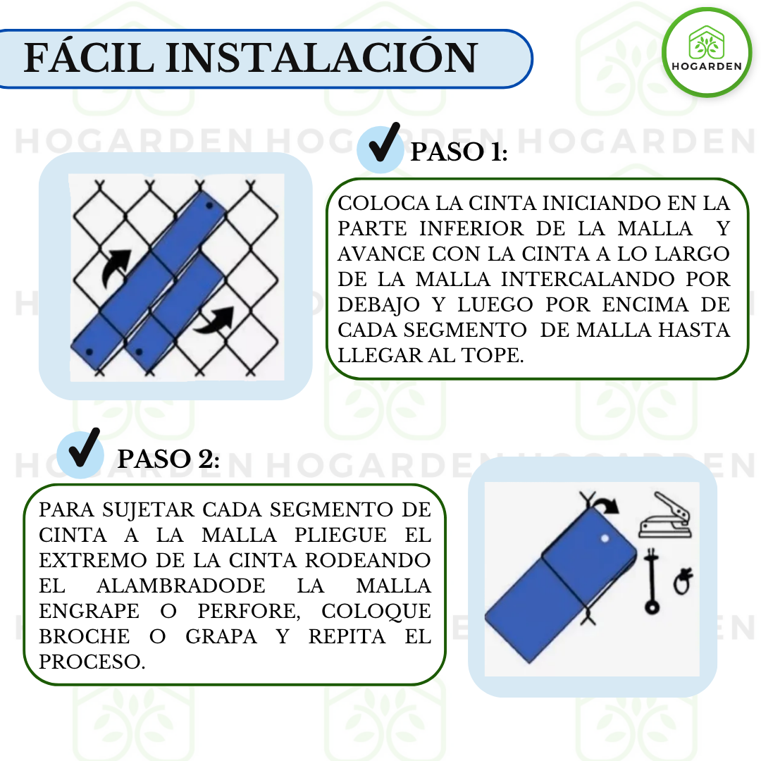 Cinta Rompeviento Azul Para Malla Ciclónica 10m2