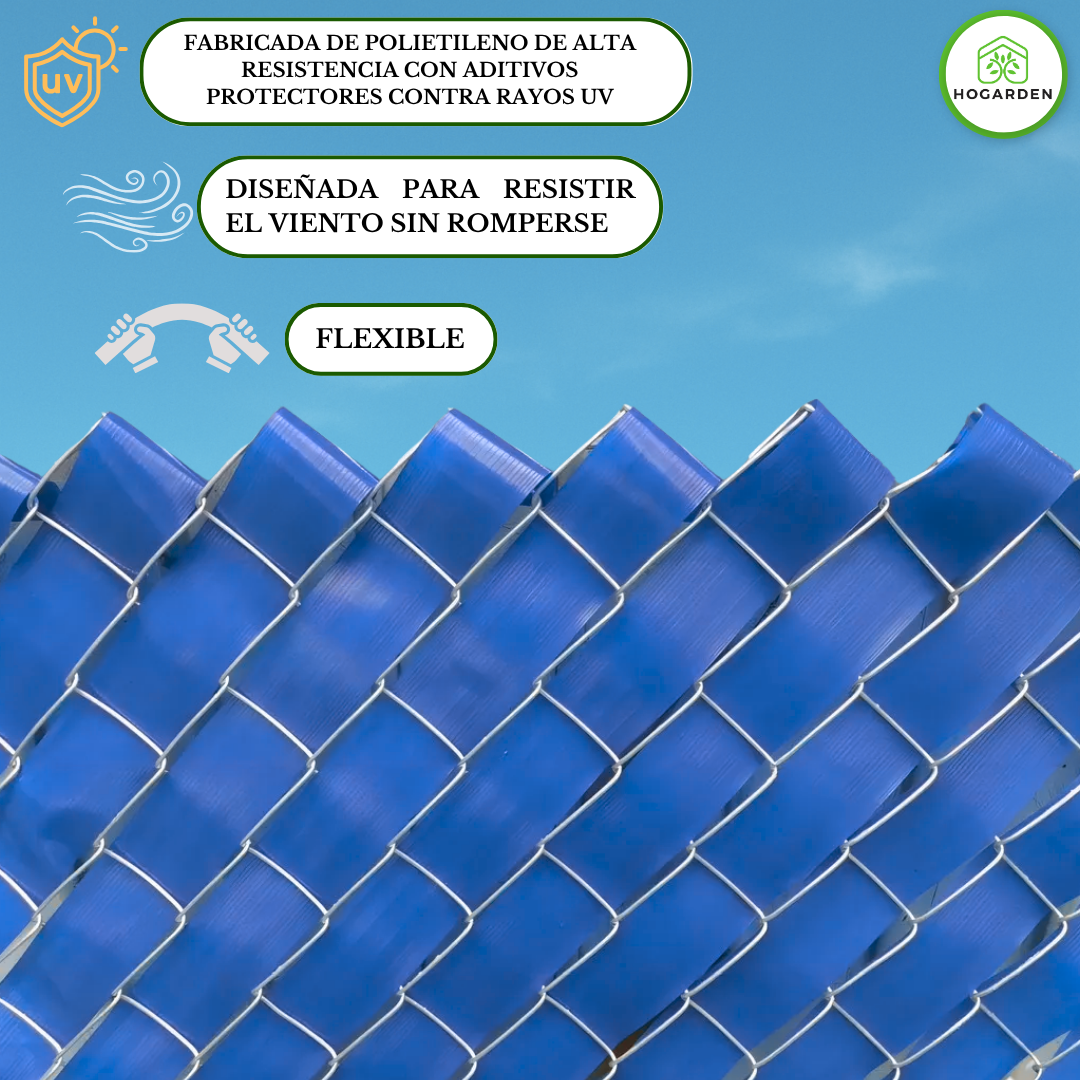 Cinta Rompeviento Azul Para Malla Ciclónica 10m2