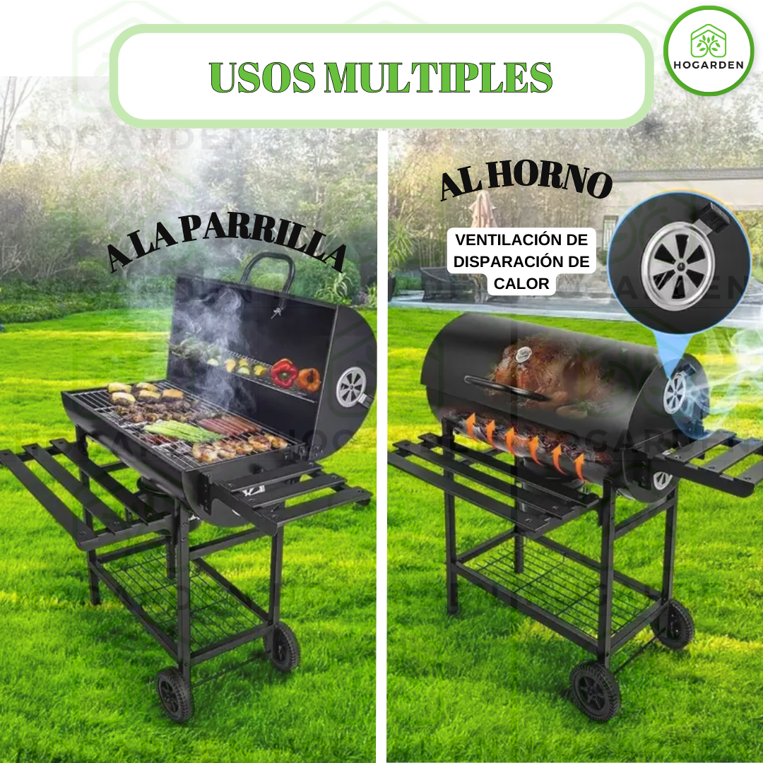 Asador Tipo Barril