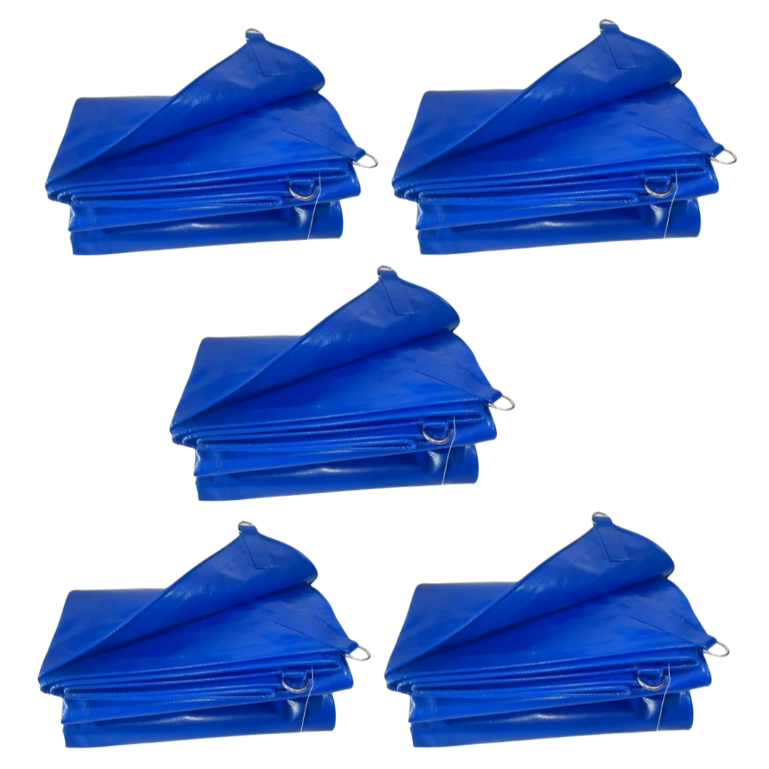 Lona Ahulada 5x5 M Reforzada Uso Rudo Impermeable