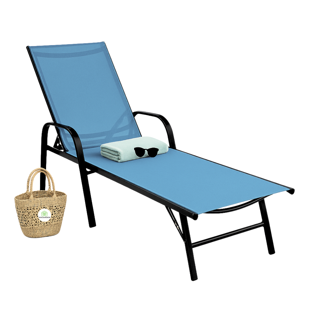 Camastro Metálico Azul Claro